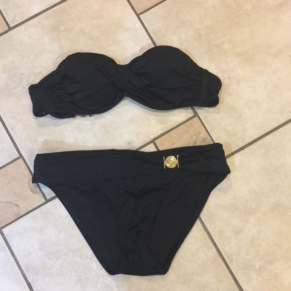 Basic Black Bikini - image 1
